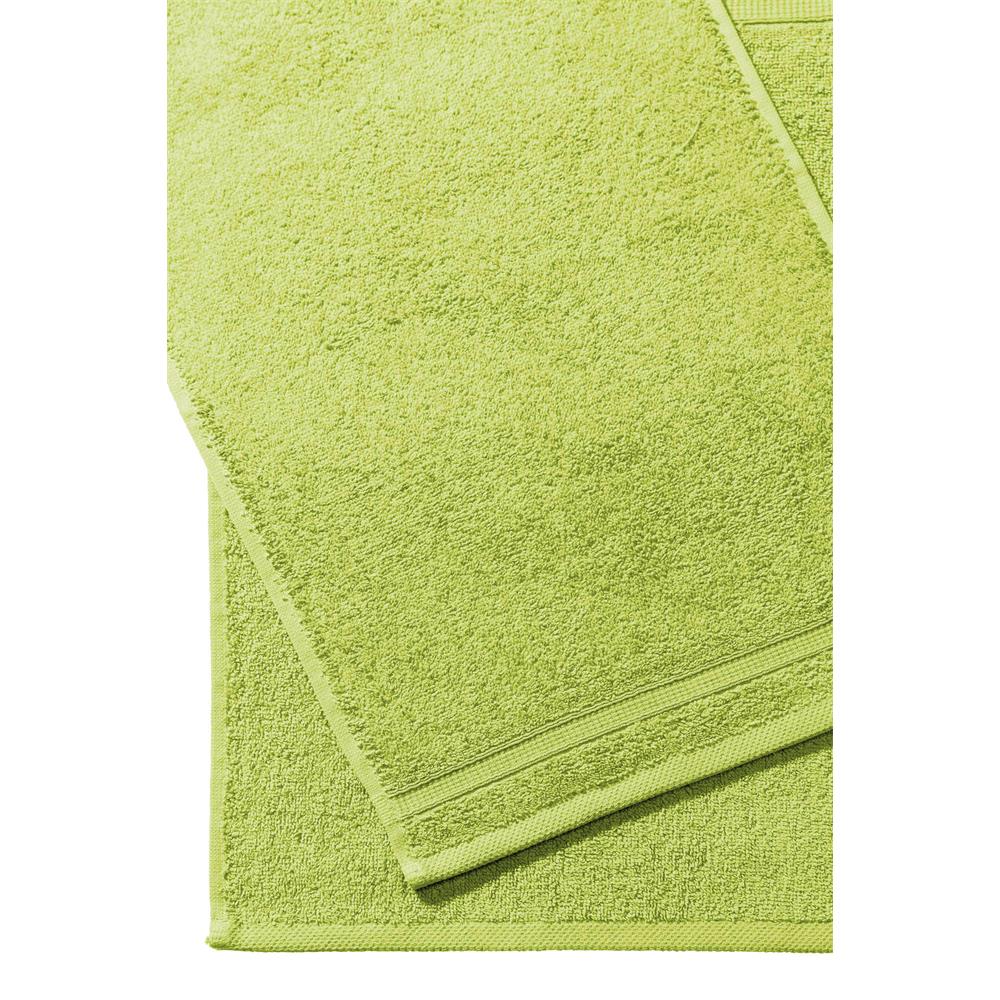 Handtuch Baumwolle Plain Design - Farbe: Grün, Größe: 30x50 cm