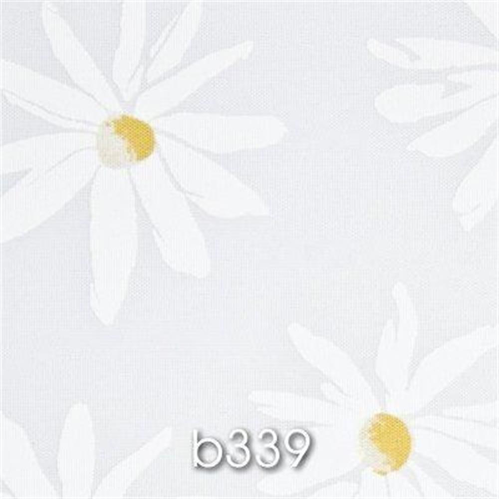 Seitenzugrollo SMART b339 Blumen weiß